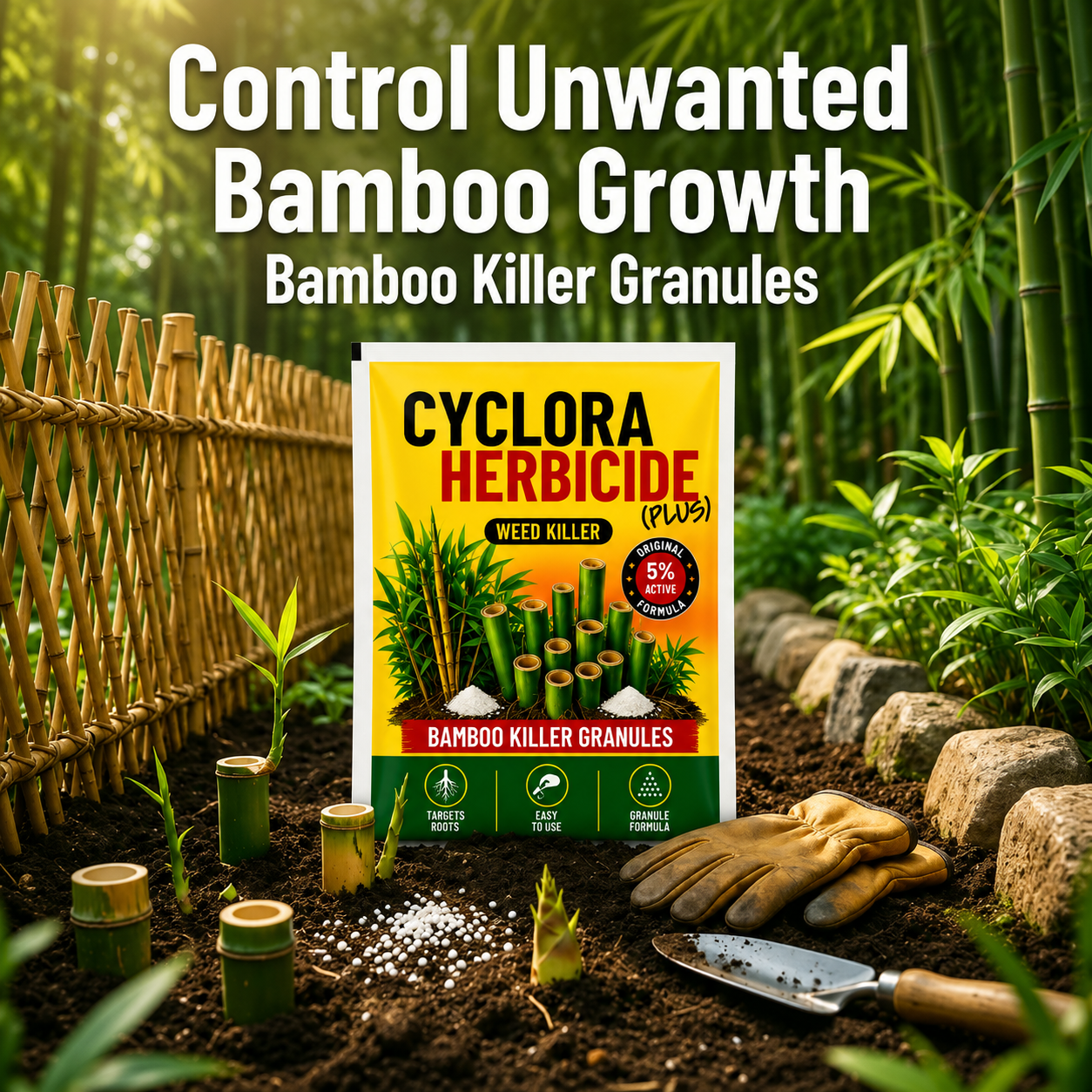 Cyclora  Herbicide Granules and growth supplements