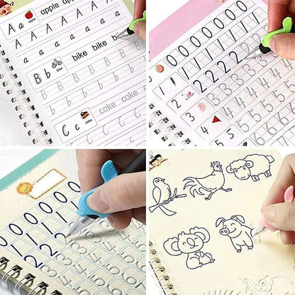 Sank Magic Practice Copybook(4 Book+10 Refill+1 Pen+1 Grip)