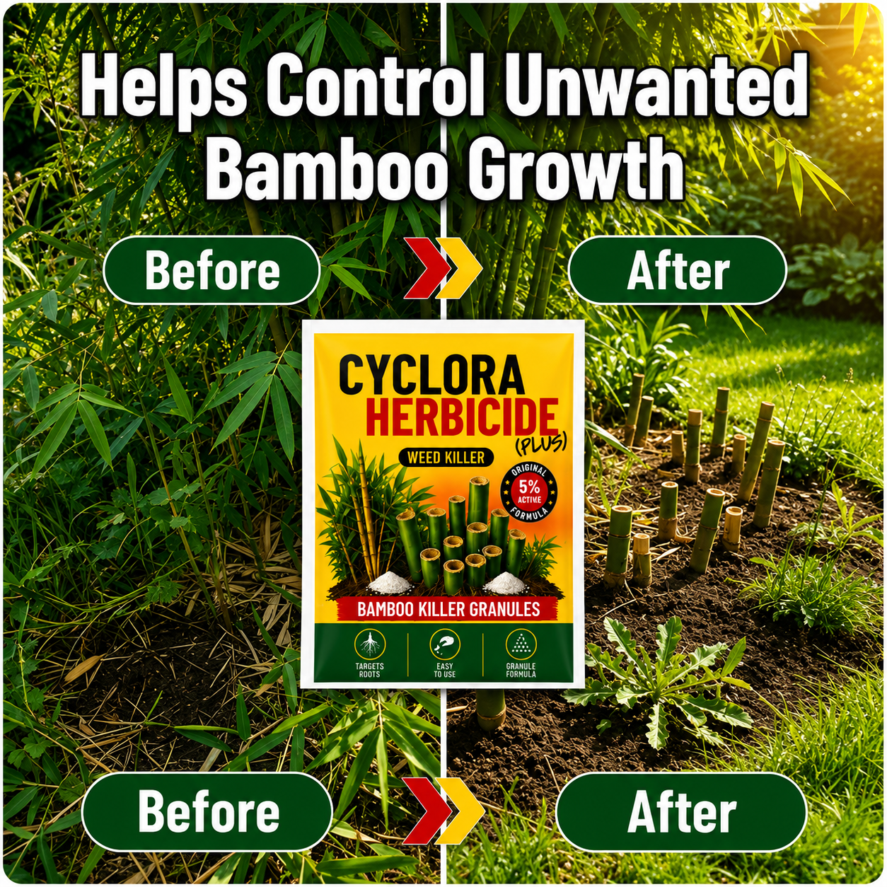 Cyclora  Herbicide Granules and growth supplements