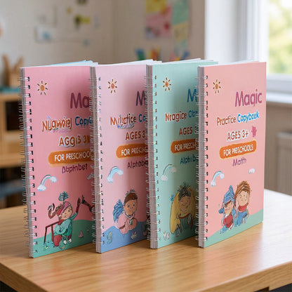 Sank Magic Practice Copybook(4 Book+10 Refill+1 Pen+1 Grip)