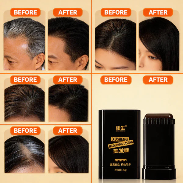 2 in 1 Hair Color Dye Stick Comb Safe-And Waterproof