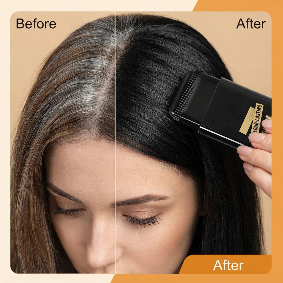 2 in 1 Hair Color Dye Stick Comb Safe-And Waterproof