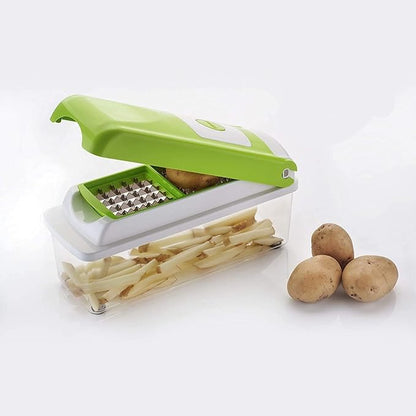 13 IN 1 CHOPPER, Fruits & Vegetable Cutters, Grater Peeler Chipser (RANDOM COLOR)
