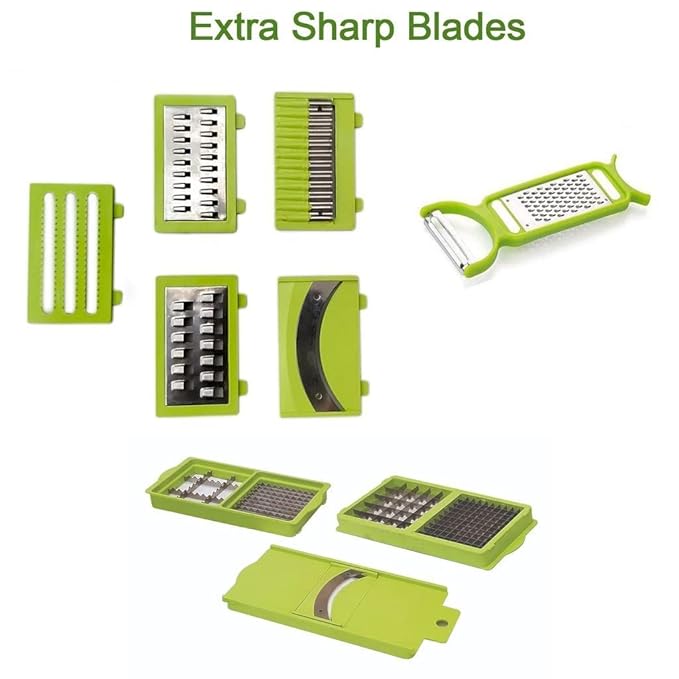 13 IN 1 CHOPPER, Fruits & Vegetable Cutters, Grater Peeler Chipser (RANDOM COLOR)