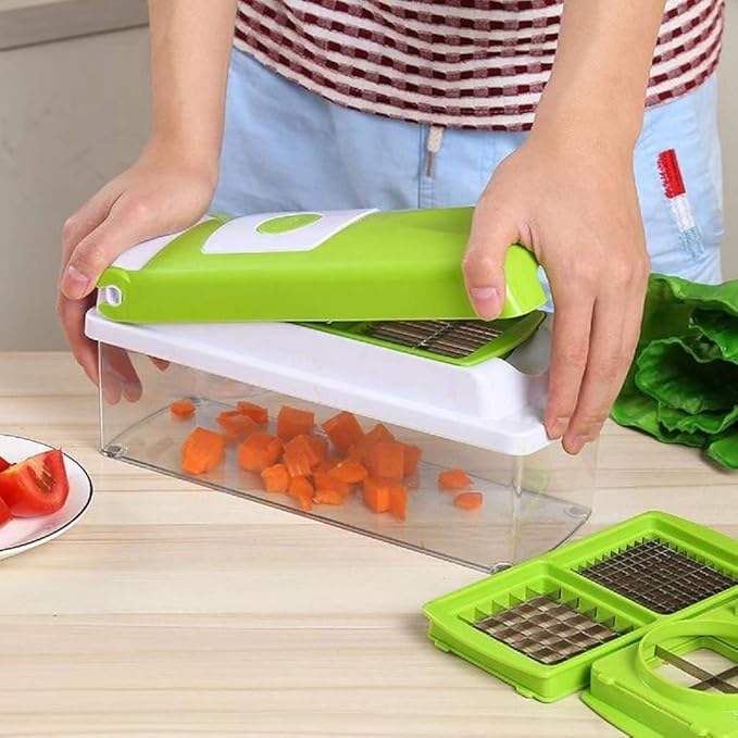13 IN 1 CHOPPER, Fruits & Vegetable Cutters, Grater Peeler Chipser (RANDOM COLOR)