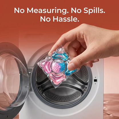 5-in-1 Dissolvable Magic Laundry Pods – No Mess, Deep Clean Wash - 60 Pieces