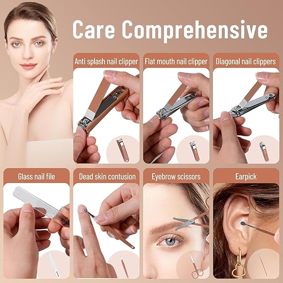 8 in 1 Nail Clipper Set – Professional Manicure & Pedicure Kit